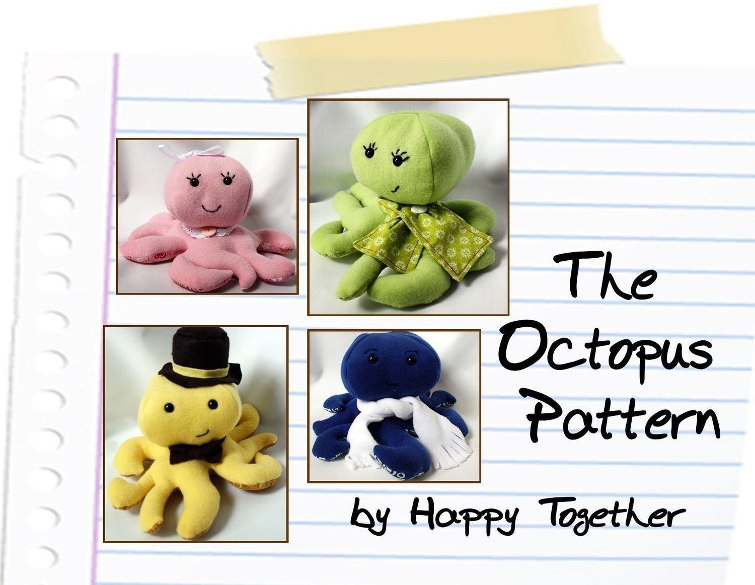 The PDF Octopus Pattern  An Original Happy Together Pattern
