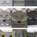 Cat MacBook Air 13 inch sleeve - Gray felt - Made to order