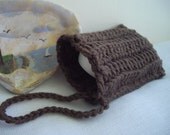 For Him Soap on a Rope Soap Saver Pouch Add your own Bar Crocheted Natural Cotton Gift For Him