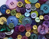200 Buttons // Purple Pie Man