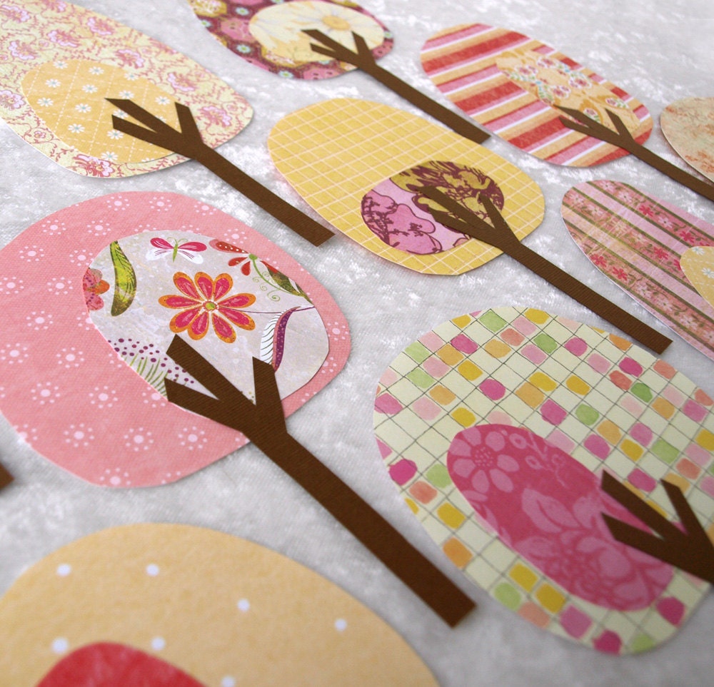 Paper Trees - Friendly Forest Strawberry Lemonade Collection