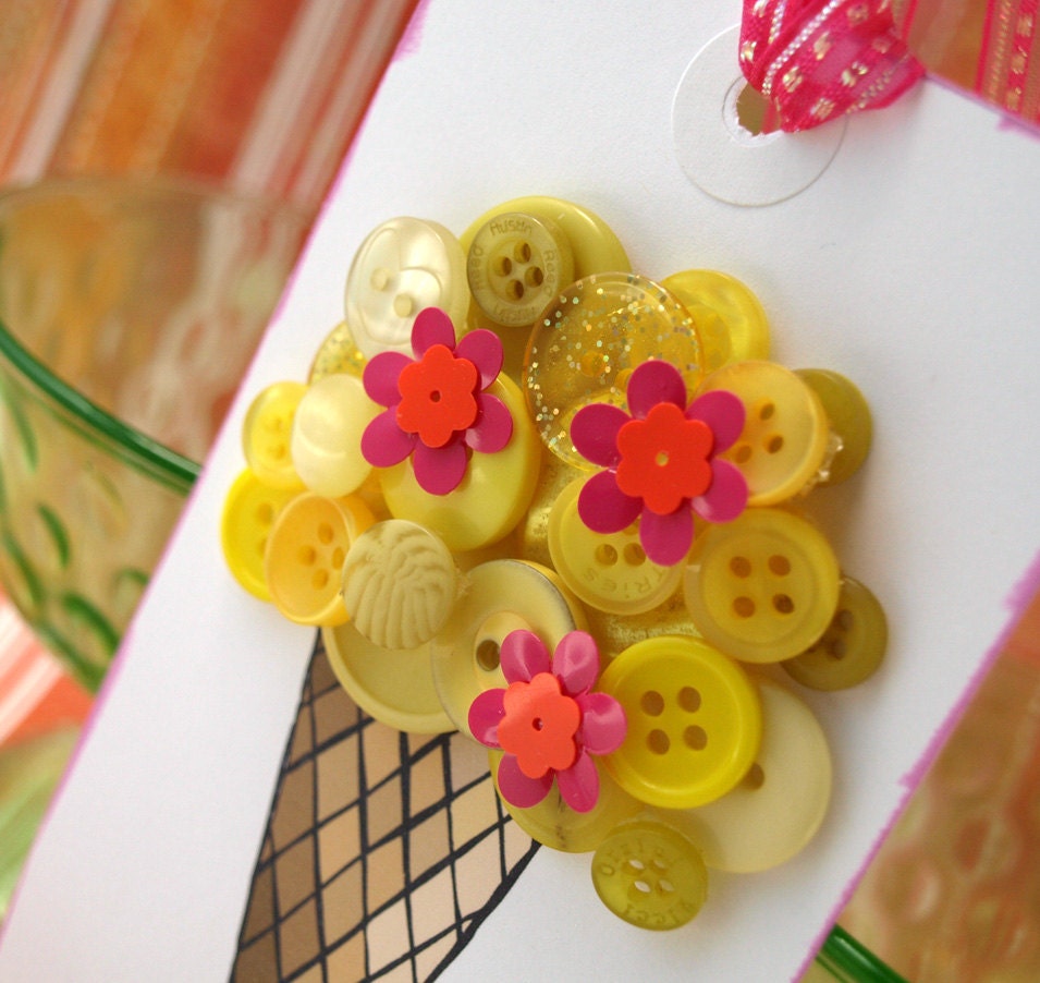 Ice Cream Cone Tag