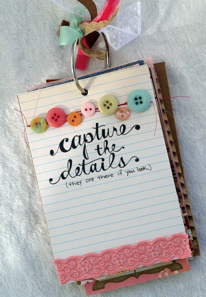 Reserved Listing for katkins - Capture the Details Mini Album