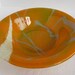 Fused Glass Bowl in Dusky Orange