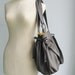 Sale - Grey Canvas Pumpkin Bag, shoulder bag, handbag, tote, stylish, durable
