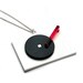 turntable record player acrylic necklace