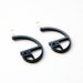 golden ratio spiral acrylic earrings