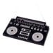 boombox ghetto blaster acrylic necklace