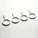 world landmarks acrylic ring set (white)