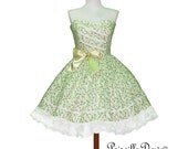 Custom made in your size Darla Teaparty Dress