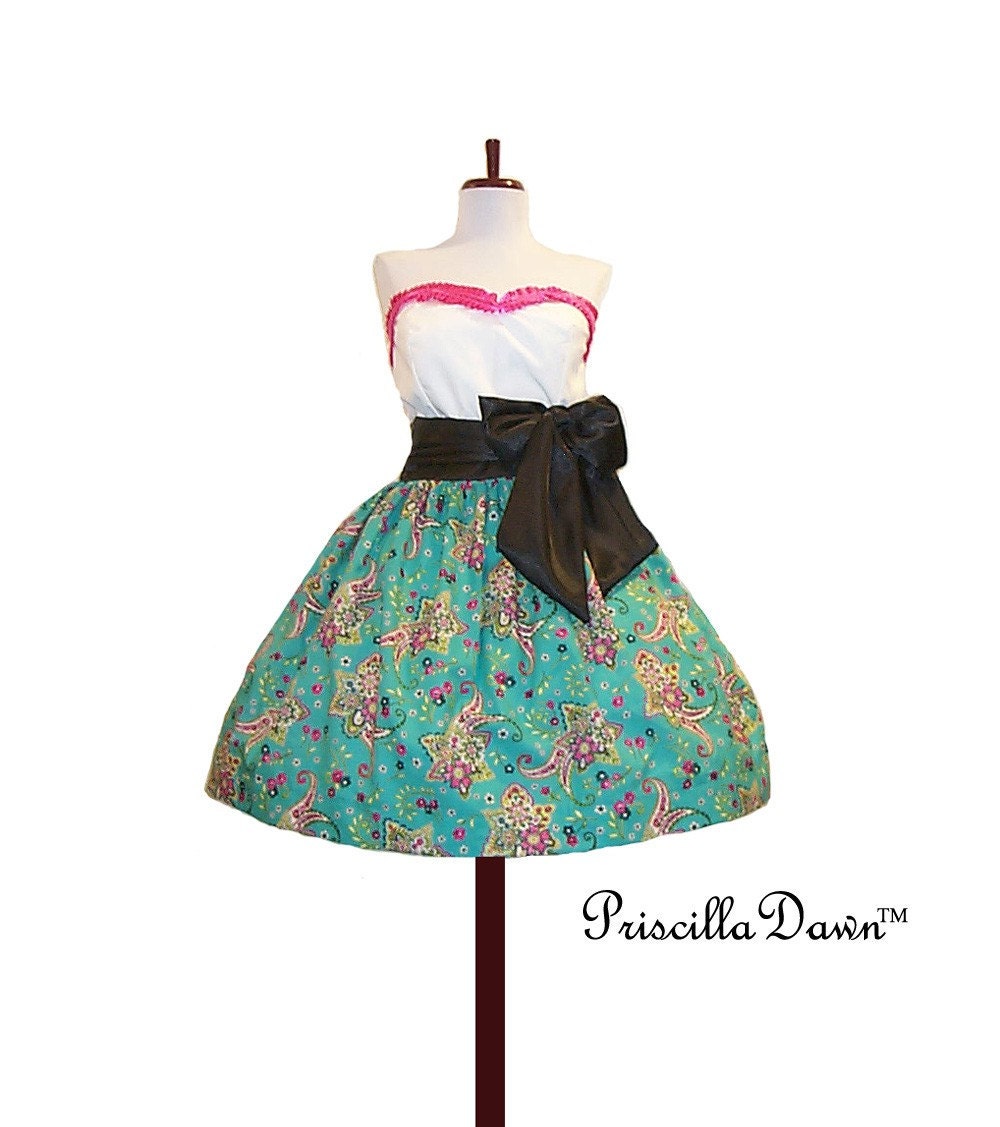 Carolina's Cup Dress CUSTOM made to YOUR measurements