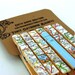 Around the World Fancy Clothespins Magnets Set of 6