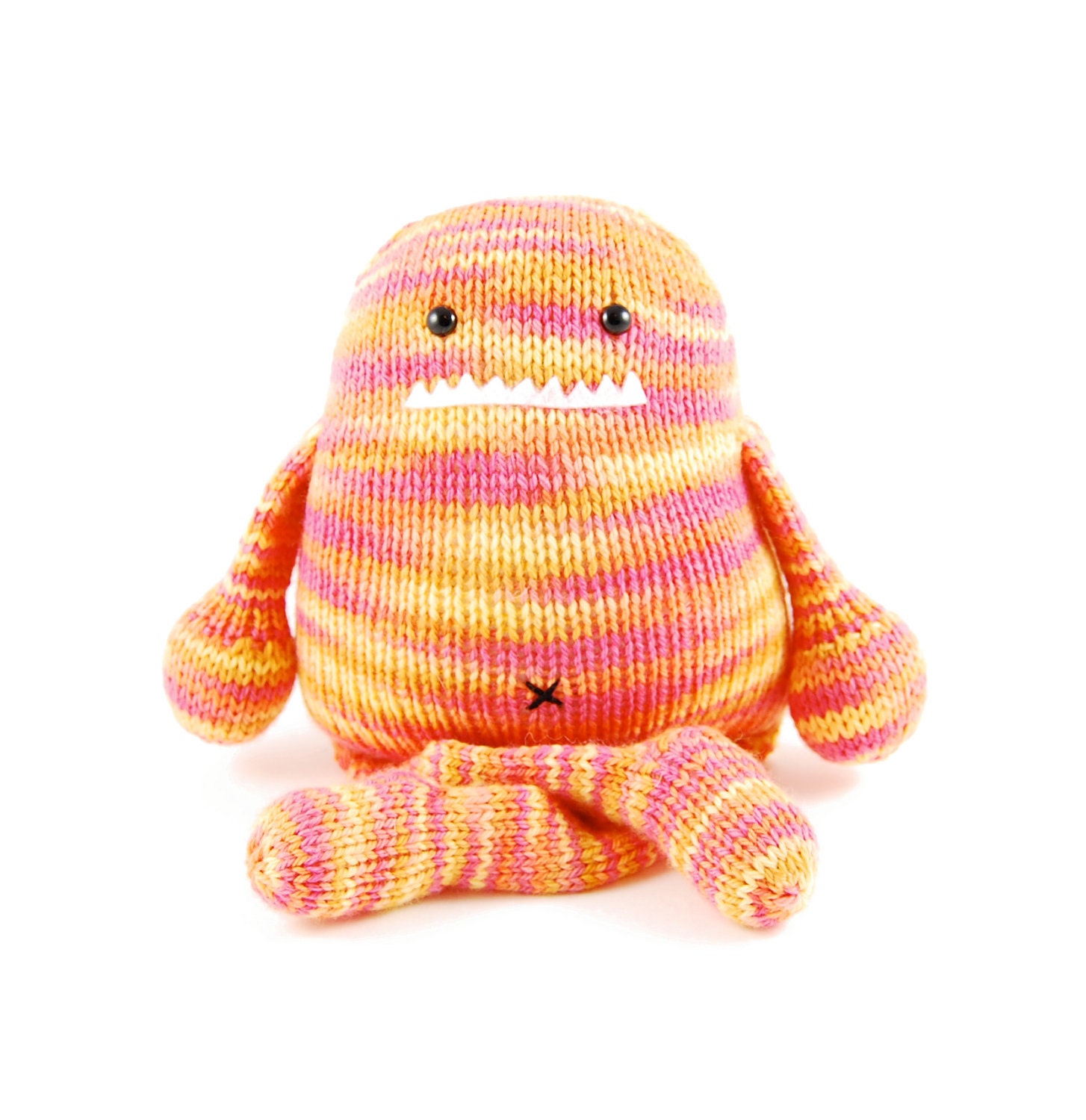 Iris the Gourmet Monster Knitting Pattern Pdf INSTANT DOWNLOAD