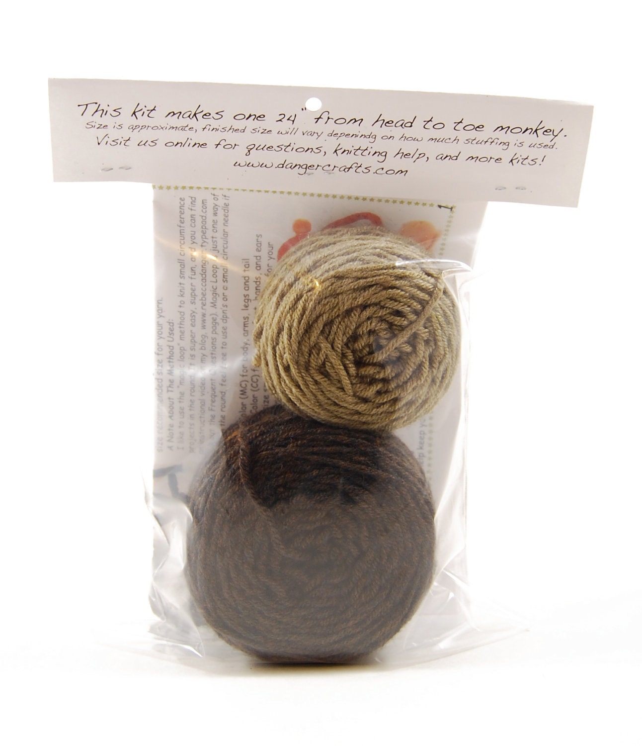 Jerry the Musical Monkey Knitting Kit