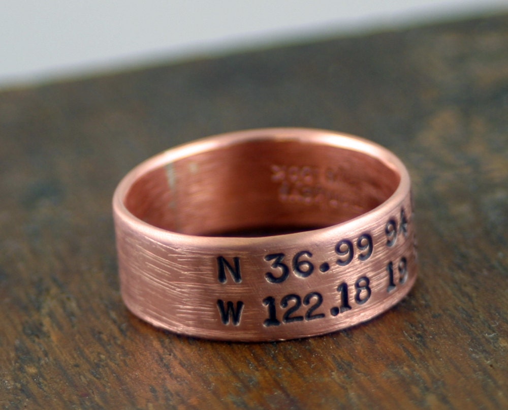 Personalized Copper Ring (E0230)