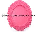 Wholesale destash  - Large Resin frame Fancy SeTTiNg - 40x30 center - 25 Pieces assorted colors