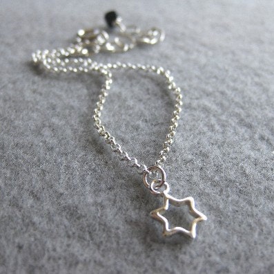Star of David Charm Bracelet, Adjustable