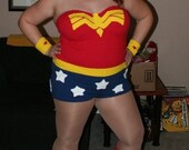 Wonder Woman Bodysuit Knitting Pattern - Bodysuit Only, no accessories