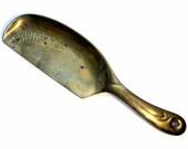 Antique Art Nouveau Brass Crumb Scoop