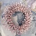 Berry Wreath for Spring - Peach Pink - Door Wreath - Front Door decor