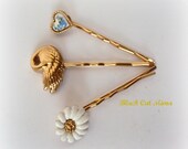 Swan Lake Vintage Flower Hairpins Bobby Pins