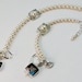 B18 - Flower Girl and Maid of Honor Pearl Bracelets with Sterling Heart and Small Photo Charm