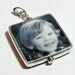 FP17 - Sterling Framed Custom Photo Pendant - Medium - Handmade Photo Jewelry