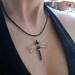 Dragonfly Necklace - Birthstones & 28 More Swarovski Colors - Dazzlefly on Leather Cord