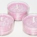 Handmade Pink Palm Wax Tealights