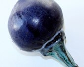 Blue Clay Rattle