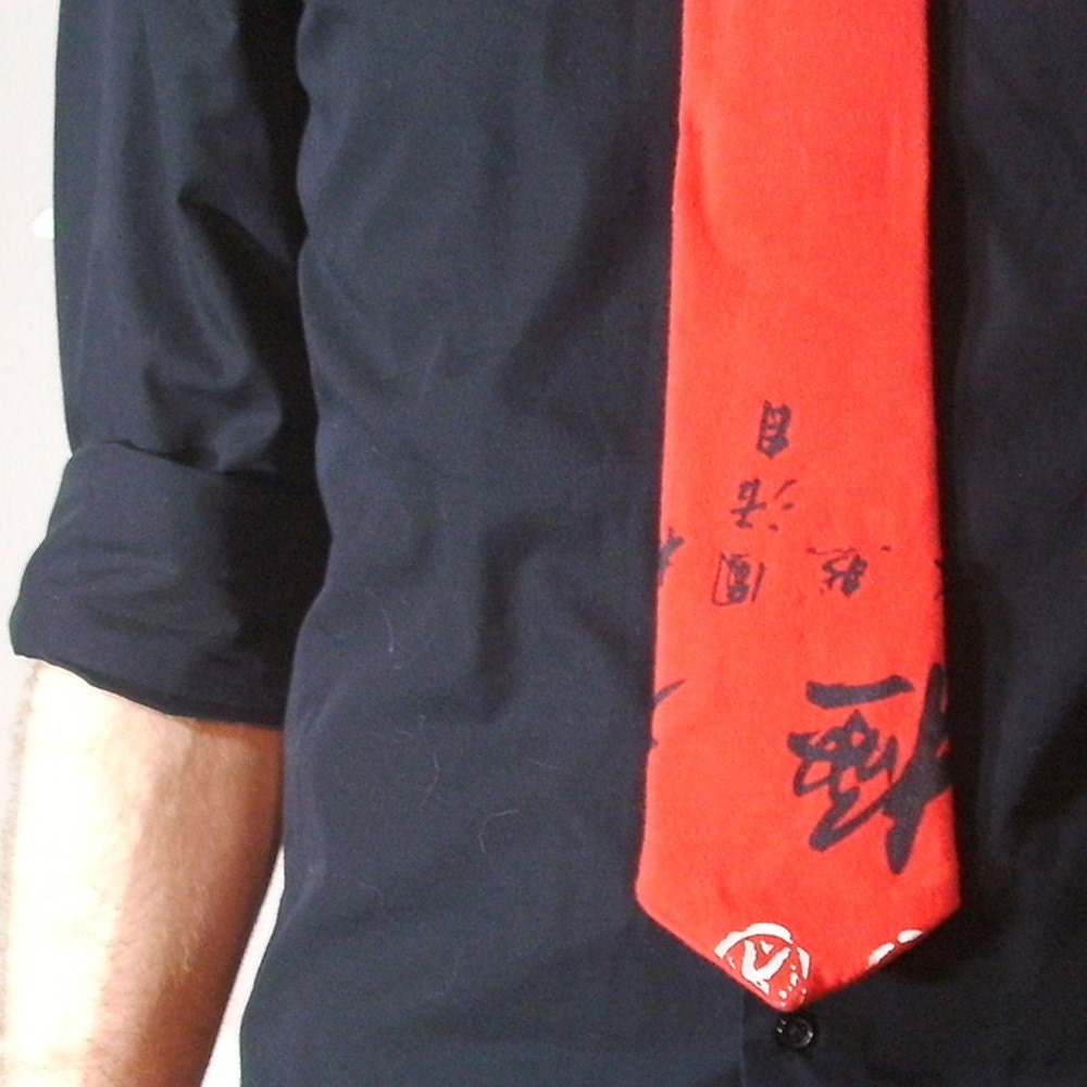 KING OF HEARTS Resurrected Mens Eco Necktie