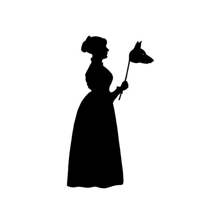 Le Chacal, The Masked Ball Silhouette Print