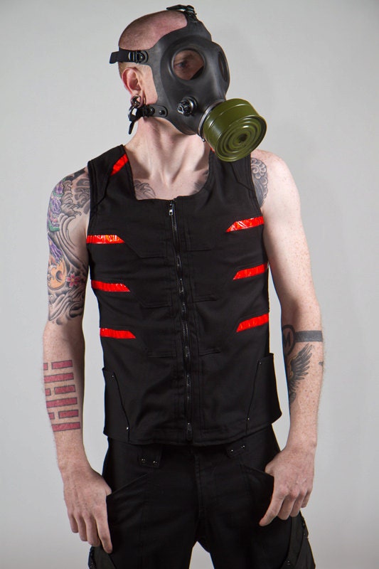 Override Vest -Available in red,green,blue,white,black reflective accents