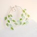Lime Grove Tree Earrings, Citrus Green, Sterling Silver, Dangle....