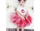 Newborn Baby toddler Tutu - Valentines Tutu - Tutu Skirt - Girl Tutu - Red Tutu
