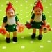 Chilling With my Gnomies Kitschy Garden Gnome earrings