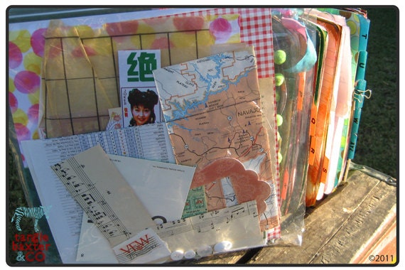 Junque Journalal Starter Kit as seen on YouTube by tangiebaxter