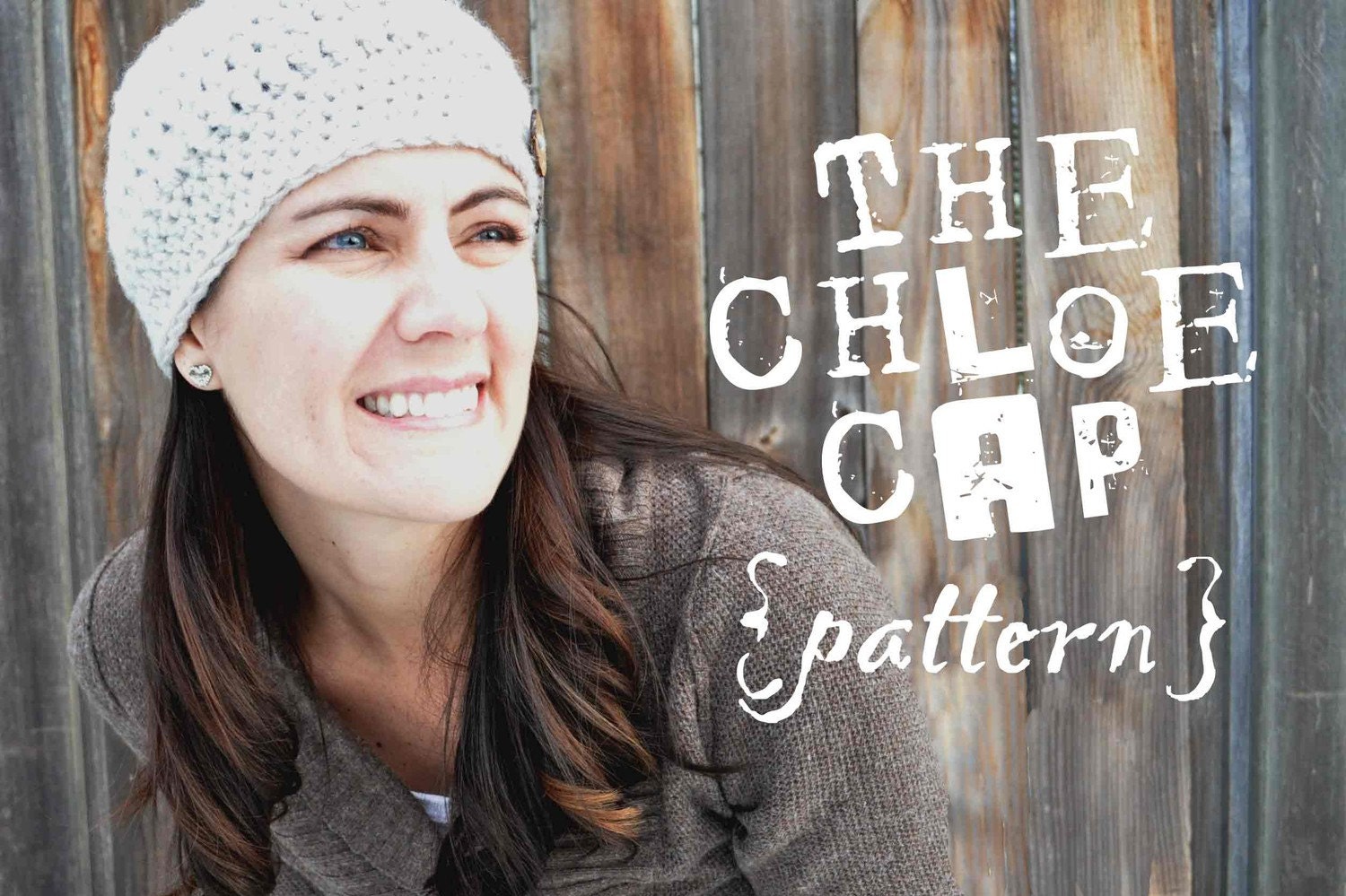 Crochet Hat Pattern The Chloe Cap with Flower Kids Adults