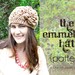 The Emmeline Hat Girls Womens Crochet Hat Pattern w/ Flower