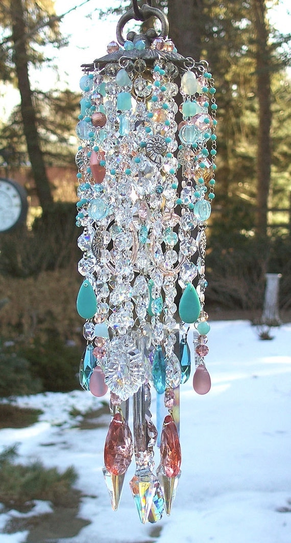 The Beach Antique Crystal Wind Chime