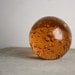 Vintage Peach Crystal Ball Paperweight