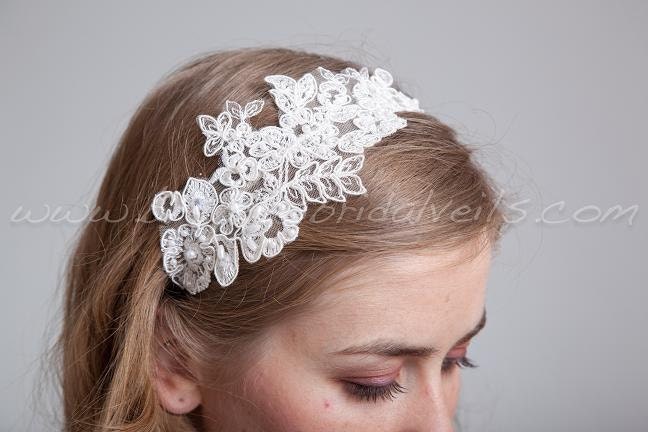 Lace Headband, Bridal Headband - Sabrina