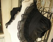 BEAUTIFUL LIFE dupioni silk bridal bolero jacket bridal shrug wedding shrug gothic bolero black bolero jacket victorian bolero