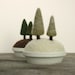 Evergreen - Woodland Fir Tree Rustic Home Decor Pincushion Nature Scene Made to Order