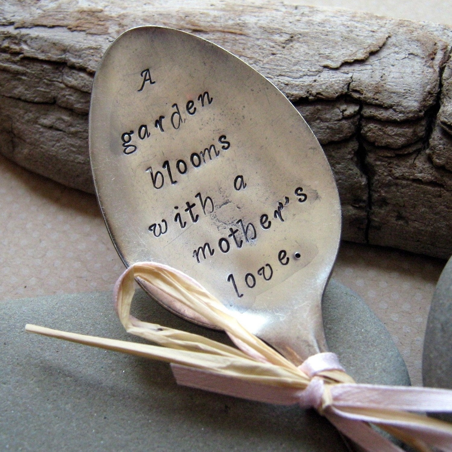Garden Stampings vintage spoon A Mother's Love