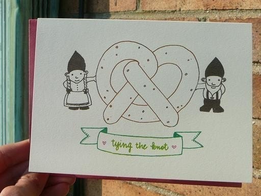 Wedding Card - Gocco - Tying the Knot from PaperMichelle
