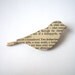 To Kill a Mockingbird - Finch brooch. Classic book brooches made with original pages.