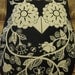 Black and Creme Owl Pillow