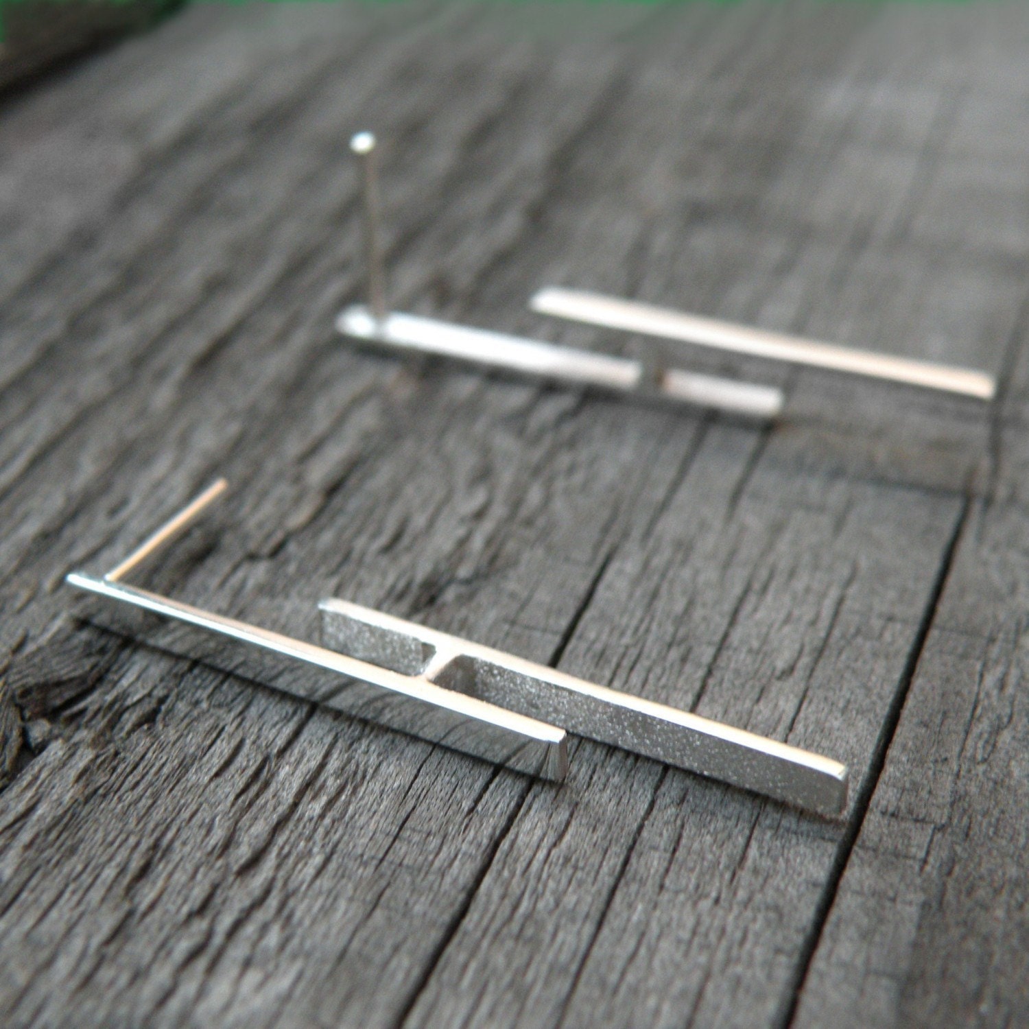 Geometric Earrings-sterling silver