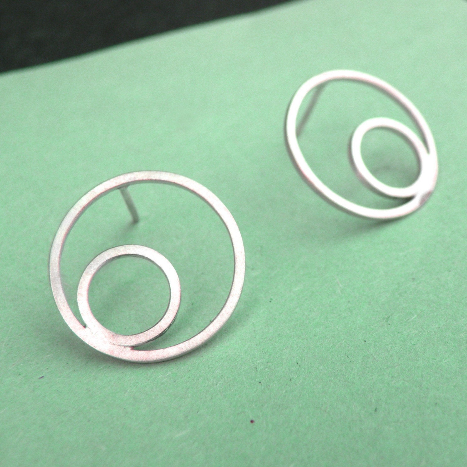 Orbit Earrings-sterling silver